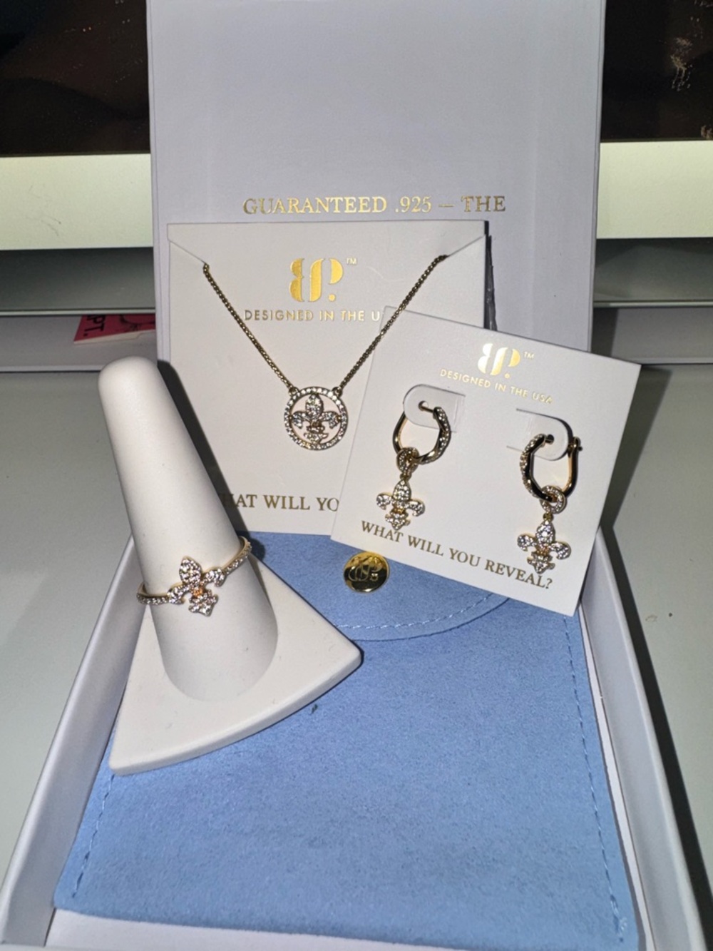 Bomb Party vermeil Fleur-de-Lis full set!